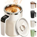 Automatic Magnetic Stirring Coffee Mug, Self Mixing Cup With Lid For Milk, Cocoa And Other Beverages